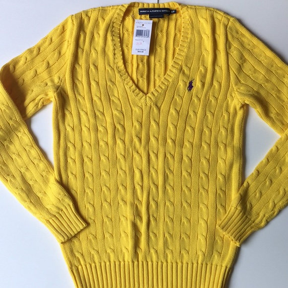 Ralph Lauren Sweaters - Ralph Lauren Sport Yellow Sweater